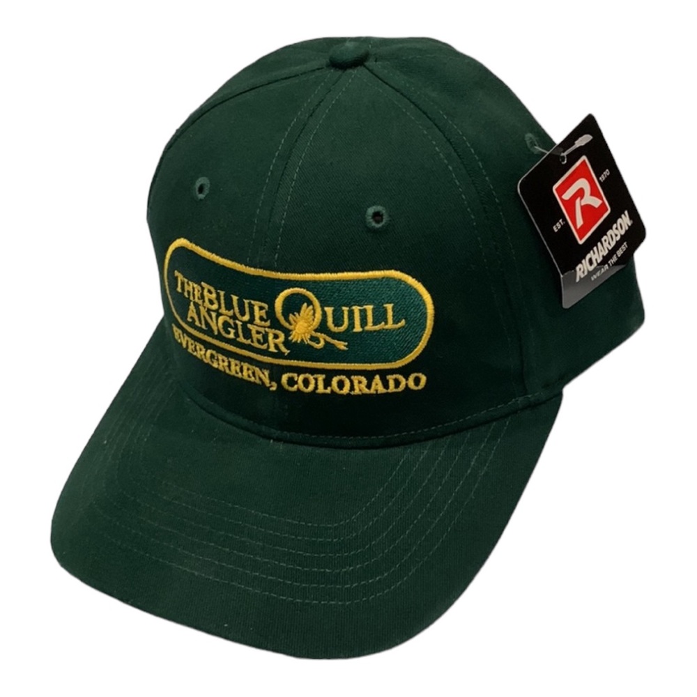 Men’s New Richardson forest green hat - The Blue Quill Angler Evergreen Colorado
